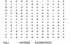 Fall Word Search Free Printable | Autumn | Fall Words, Fall Word - Printable November Puzzles