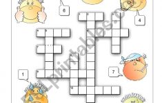 Feelings Crossword - Esl Worksheetalenka - Feelings Crossword Puzzle Printable