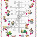 Feelings & Emotions Crossword Puzzle   Esl Worksheetkissnetothedit   Feelings Crossword Puzzle Printable