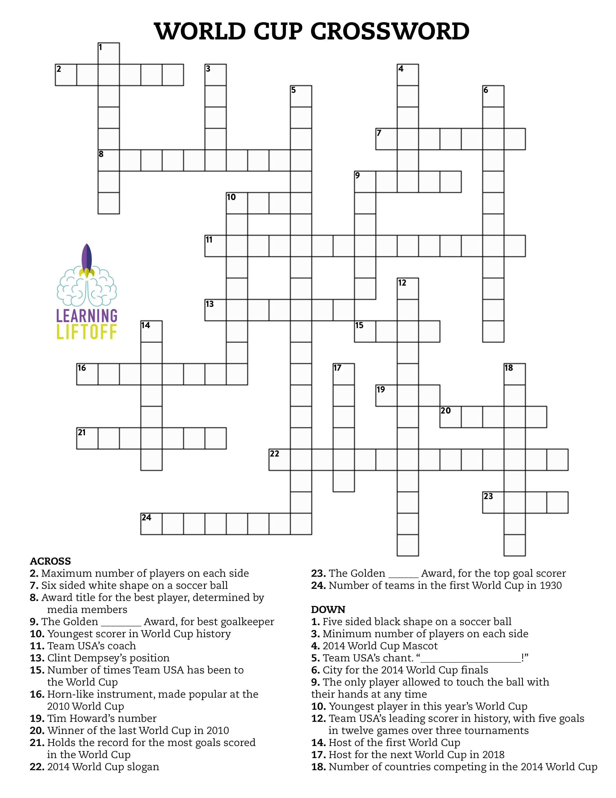 Fifth Grade Crossword Puzzles Printable – Orek - Free Printable Crossword Puzzles For 5Th Graders
