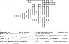 First Aid Crossword Puzzle Crossword - Wordmint - Printable Crossword Puzzle First Aid