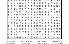 Florida Word Search Puzzle | Coloring &amp; Challenges For Adults | Word - Printable Beach Crossword Puzzles