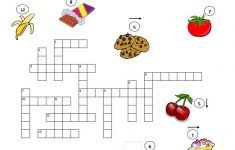 Food Crossword Puzzle Worksheet - Free Esl Printable Worksheets Made - Printable Crossword Puzzles About Food