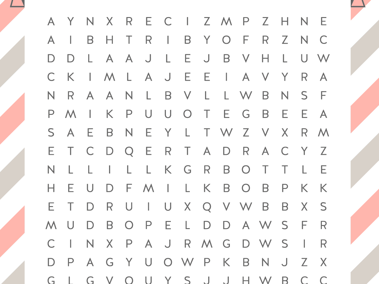 Free Baby Shower Word Search Puzzles - Free Printable Baby Shower Crossword Puzzle
