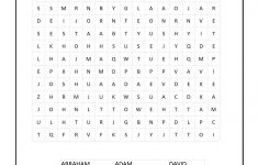Free Bible Word Search For Kids. Free And Printable! | Kids - Printable Bible Puzzles For Preschoolers