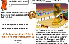 Free Bible Worksheet - The Tabernacle | Moses | Sabbath School - Printable Puzzles On Moses