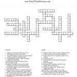 Free Crossword Printables On The Elements For 3Rd Grade Through High   Printable Crossword Puzzles For 6Th Graders