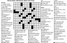 Free Crossword Puzzles Printable Or New York Times Crossword Puzzle - Printable Crossword Puzzle New York Times