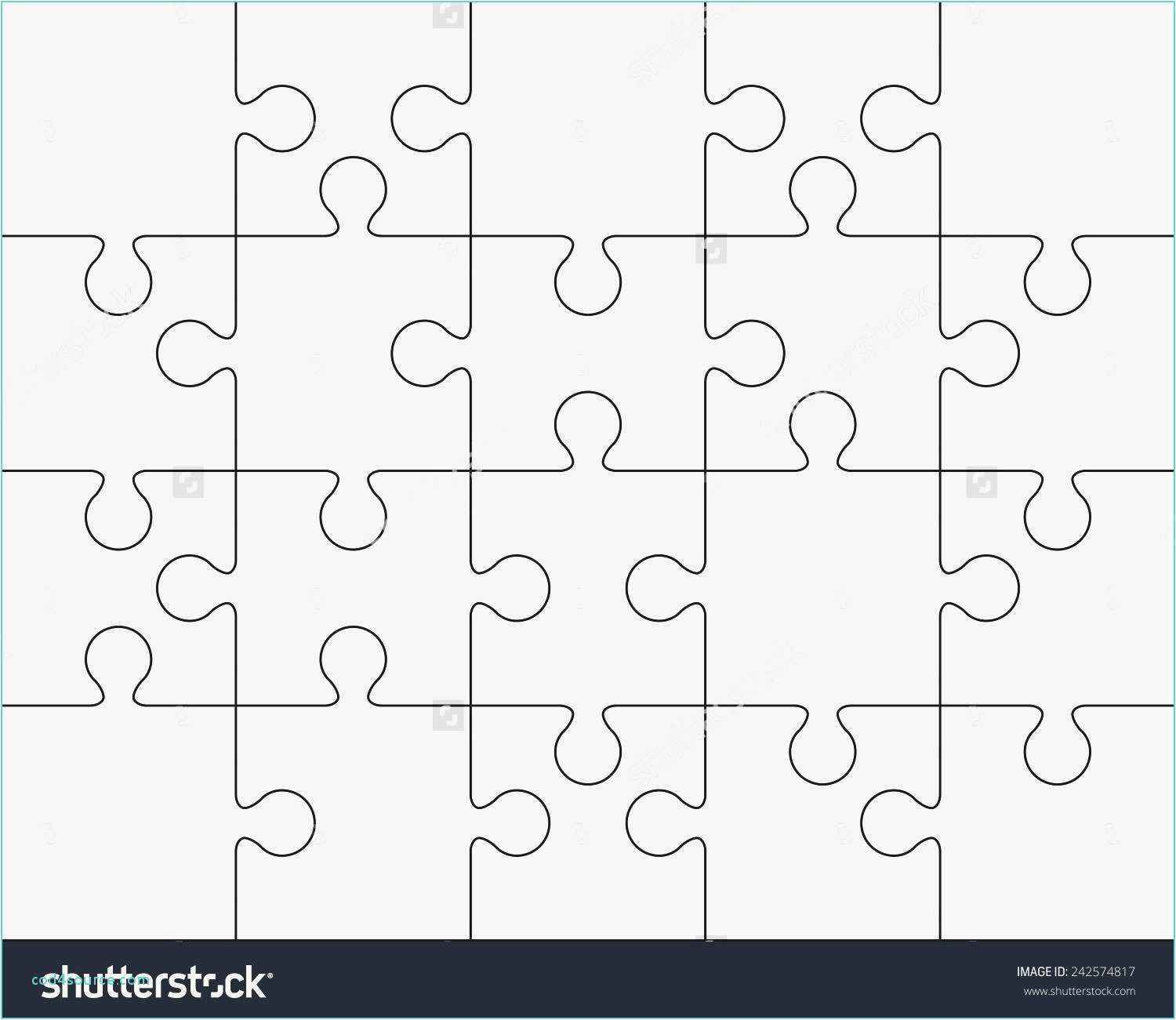 Free Download Puzzle Pieces Template Format 650*352 - Free Awesome - Printable Jigsaw Puzzle Generator