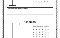 Free Hangman Template | Lessen Voor 9 Jarigen | Pinterest - Road - Printable Battleship Puzzles