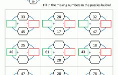 Free Math Puzzles 4Th Grade - Print Math Puzzle
