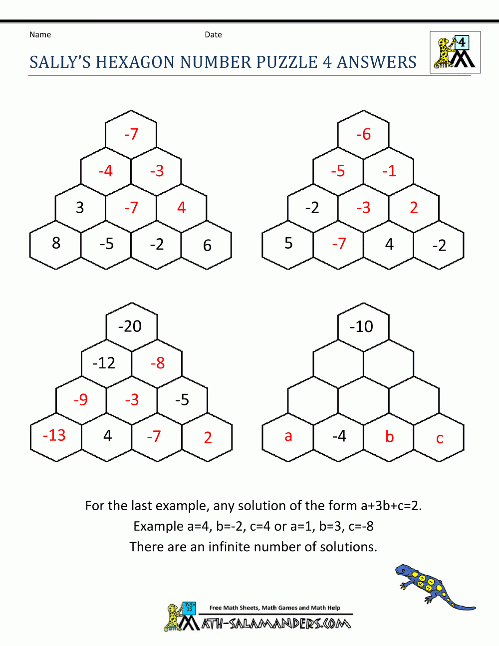 Free Math Puzzles 4Th Grade - Printable Puzzles For 4Th Graders