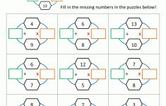 Free Math Puzzles 4Th Grade - Printable Puzzles Math