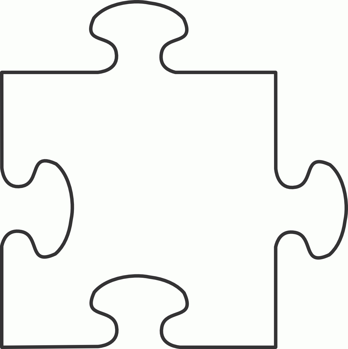 Free Piece Puzzle, Download Free Clip Art, Free Clip Art On Clipart - Free Printable Autism Puzzle Piece