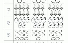 Free Preschool Math Worksheets Matching Numbers To 6 To 10 1 - Printable Math Puzzles For Kindergarten