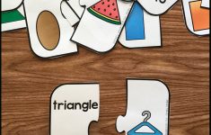 Free Printable 2D Shape Puzzles - Simply Kinder - Printable Matching Puzzle