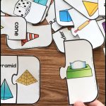 Free Printable 3D Shape Puzzles   Simply Kinder   Printable 3D Puzzle