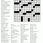 Free Printable Crossword Puzzles Easy For Adults | My Board | Free   Free Printable Crossword Puzzles Easy For Adults