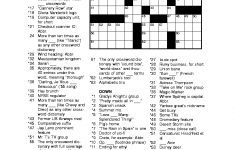 Free Printable Crossword Puzzles For Adults | Puzzles-Word Searches - Bible Crossword Puzzles For Adults Printable