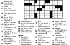 Free Printable Crosswords Medium Crossword Puzzle Sc St Beekeeper In - Printable Crossword Puzzles Medium