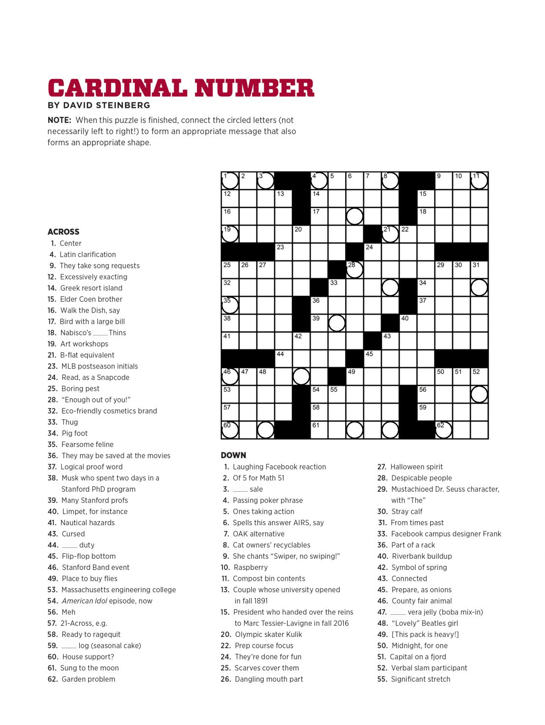 Printable Daily Record Crossword Printable Crossword Puzzles