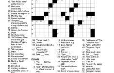 Free Printable Daily Crossword Puzzles (82+ Images In Collection) Page 1 - Printable Daily Record Crossword