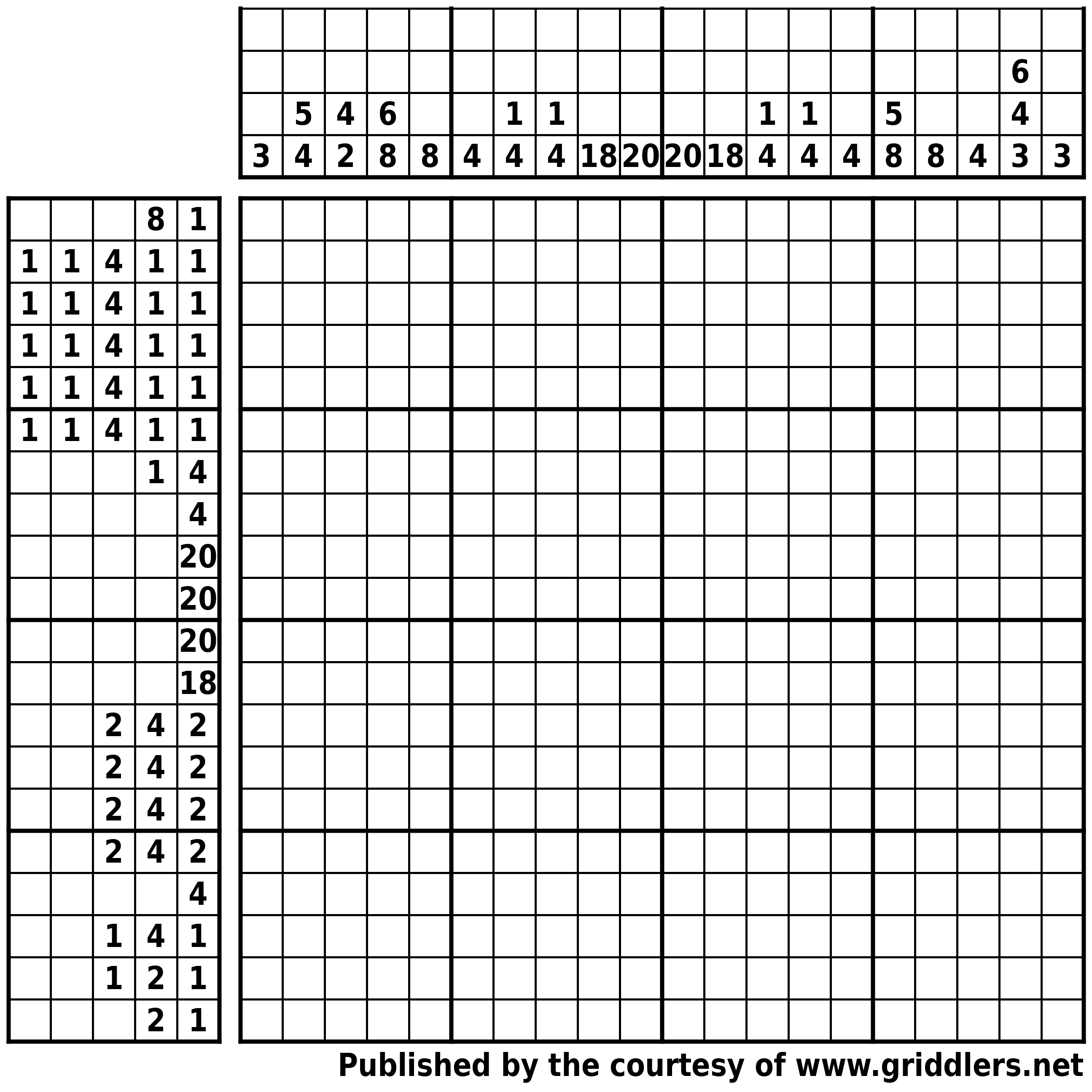 Free Printable Griddlers - Griddlers - Printable Picross Puzzles