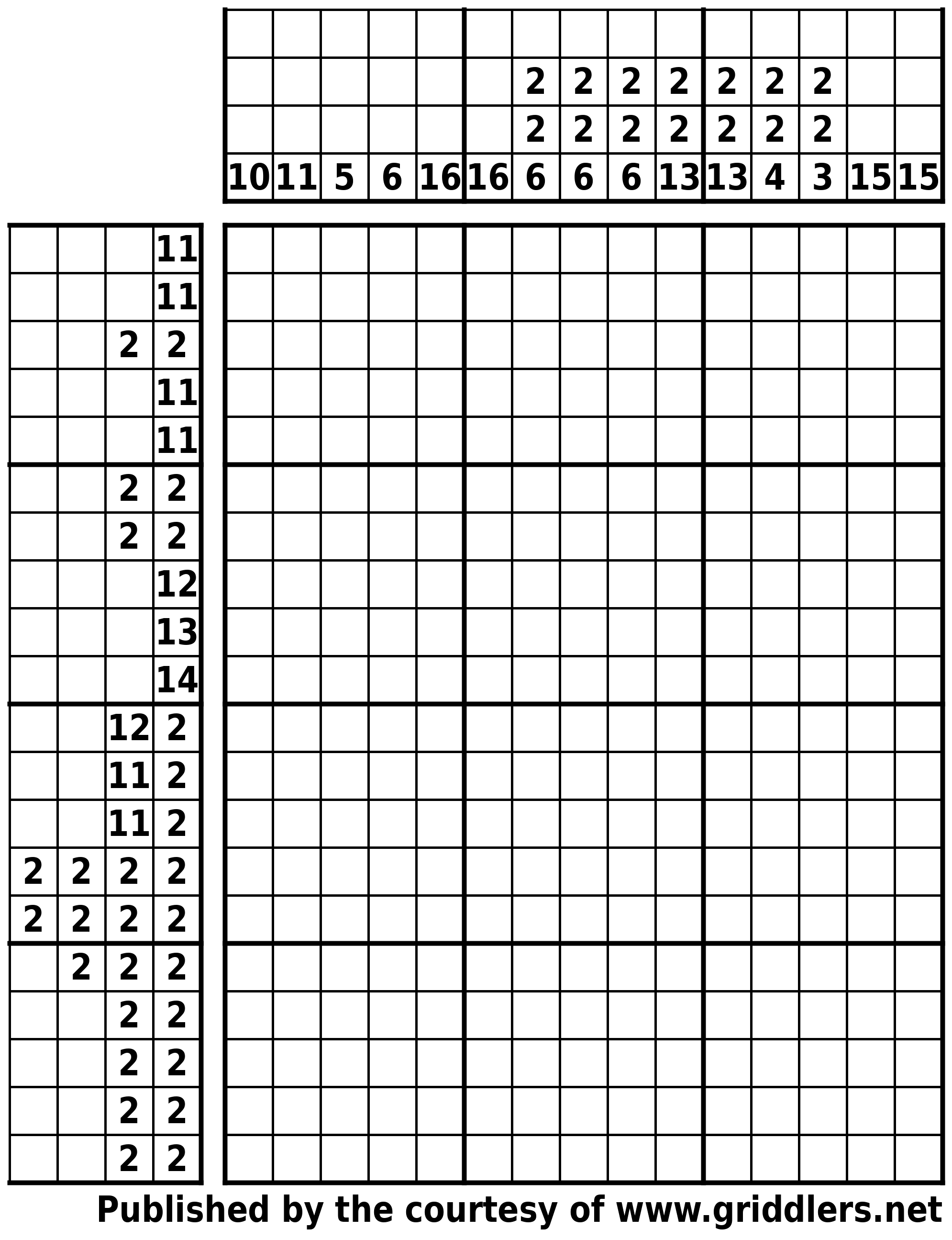 Free Printable Griddlers - Griddlers - Printable Picross Puzzles