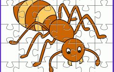 Free Printable Jigsaw Puzzle Game: Ant Jigsaw Puzzle - Printable Jigsaw Puzzles Animals