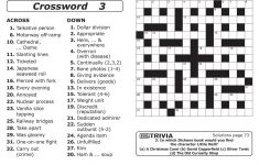 Free Printable Large Print Crossword Puzzles 0002253 Lovatts Large - Printable Crossword Nz