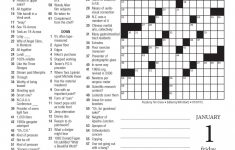 Free Printable Large Print Crossword Puzzles | M3U8 - Free Printable - Print Large Puzzle
