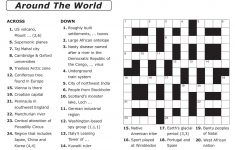 Free Printable Large Print Crossword Puzzles | M3U8 - Printable Crossword Puzzles For 8 Year Olds