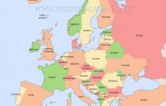 Free Printable Maps Of Europe - Printable Puzzle Map Of Europe