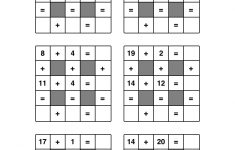 Free Printable Math Games For First Grade Students | Clasa 0 | Maths - Printable Crossword Puzzles For 1St Graders
