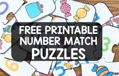 Free Printable Number Match Puzzles - Simply Kinder - Printable Number Puzzles