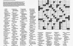 Free Printable Ny Times Crossword Puzzles | Free Printables - Free Printable Ny Times Crossword Puzzles