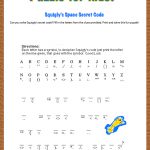 Free Printable Secret Code Word Puzzle For Kids. This Puzzle Has A   Printable Decoder Puzzles