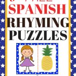 Free Printable Spanish Rhyming Words | Bilingual Mami   Printable Puzzles In Spanish