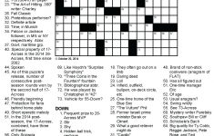Free Printable Themed Crossword Puzzles – Myheartbeats.club - Printable Crossword Puzzle 2018