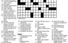 Free Printable Themed Crossword Puzzles - Printable 360 Degree - Printable Crossword Puzzle Adults