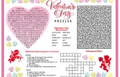 Free Printable Valentine's Day Puzzles | School Stuff | Valentines - Free Printable Valentine Puzzles For Adults