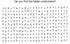 Free Printable Word Search: Picnic Foods - Printable Word Puzzles Free