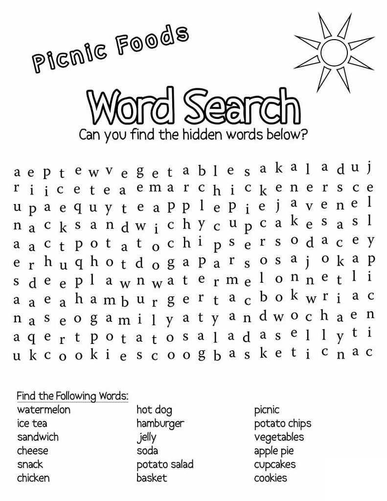 Free Printable Word Searches | Educative Puzzle For Kids | Free - Printable Word Puzzles Uk