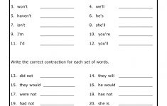 Free Printables For 4Th Grade Science | Free Printable Contraction - Printable Puzzles For 4Th Grade