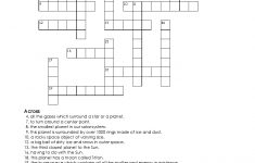Free Printables For Grade 5 | Earth And Space Lessons I Love | Solar - Solar System Crossword Puzzle Printable