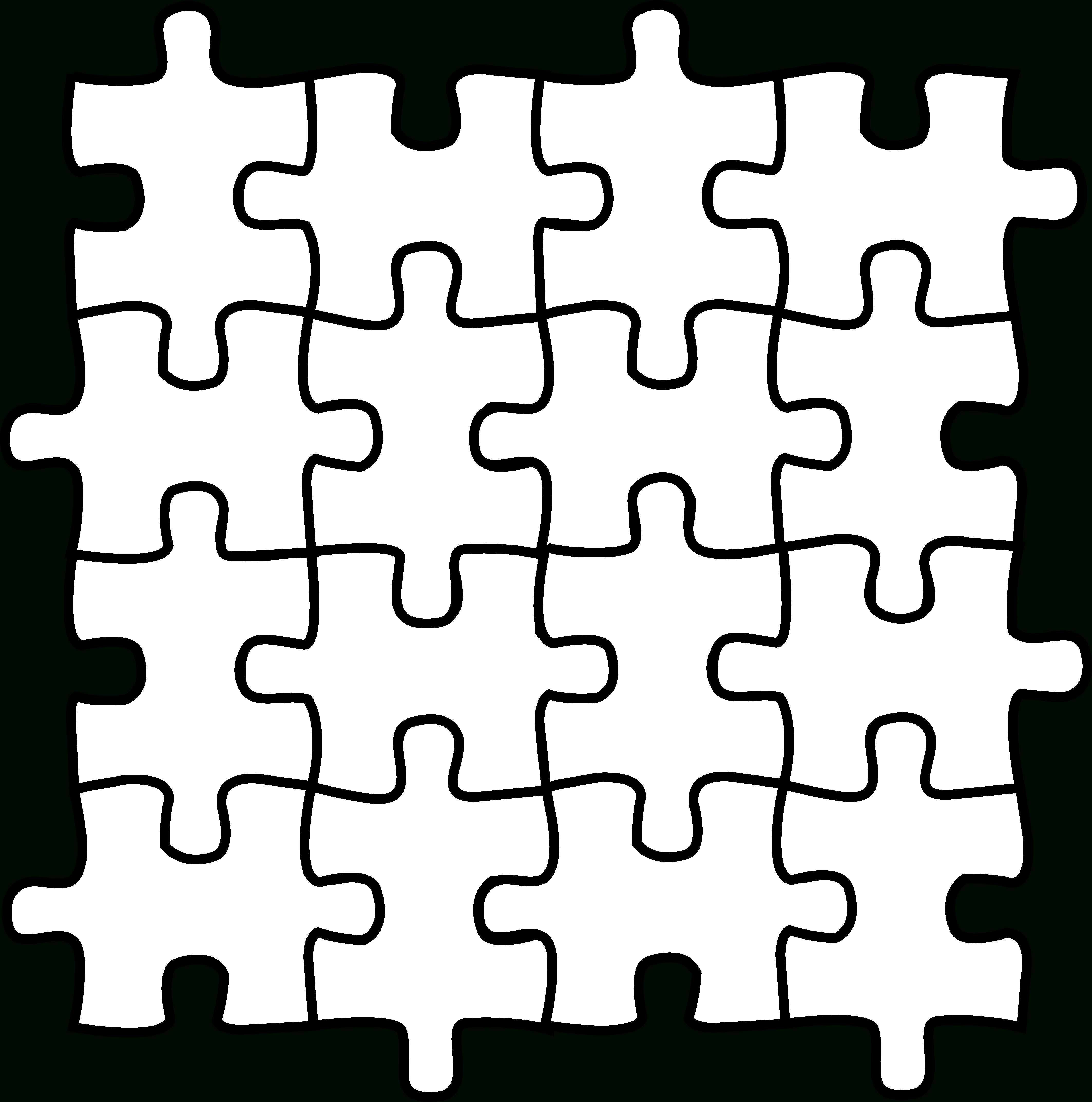 Free Puzzle Pieces, Download Free Clip Art, Free Clip Art On Clipart - Printable Colored Puzzle Pieces