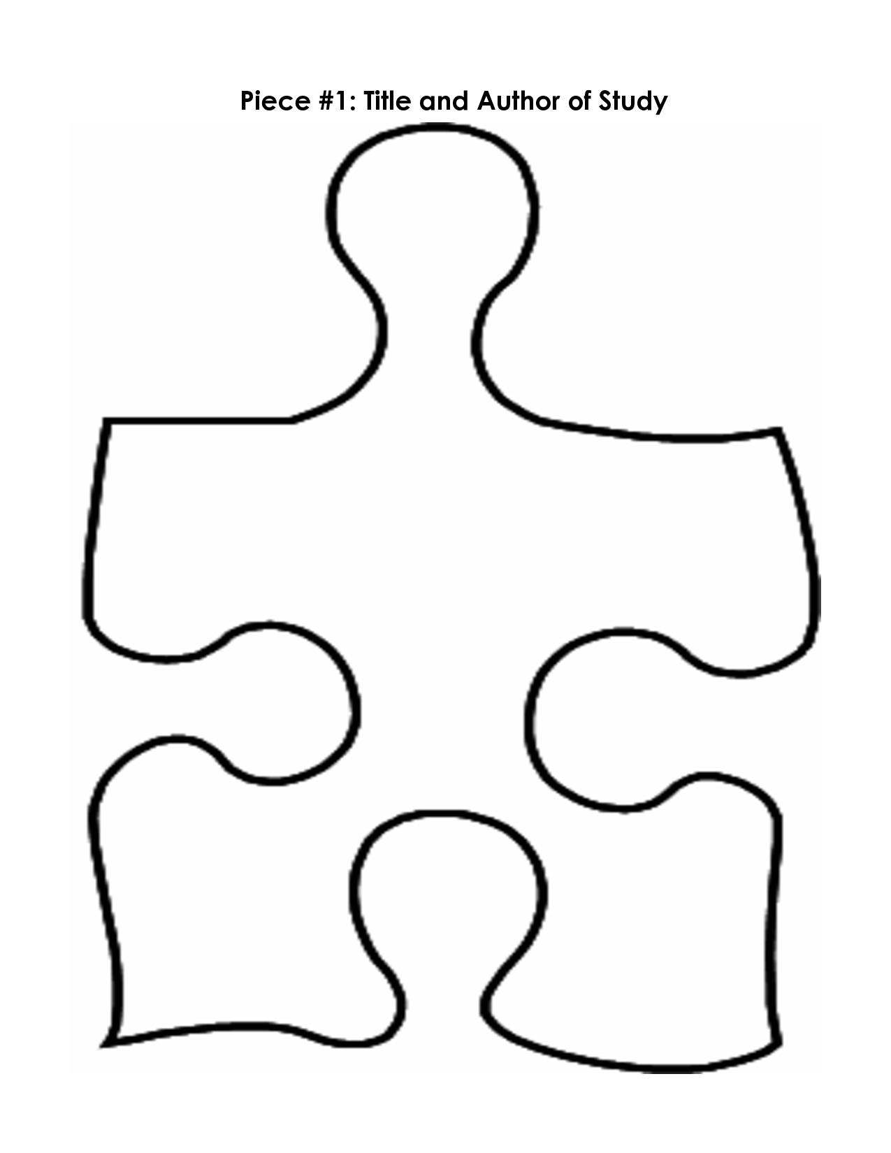 Free Puzzle Pieces Template, Download Free Clip Art, Free Clip Art - Printable Giant Puzzle Pieces