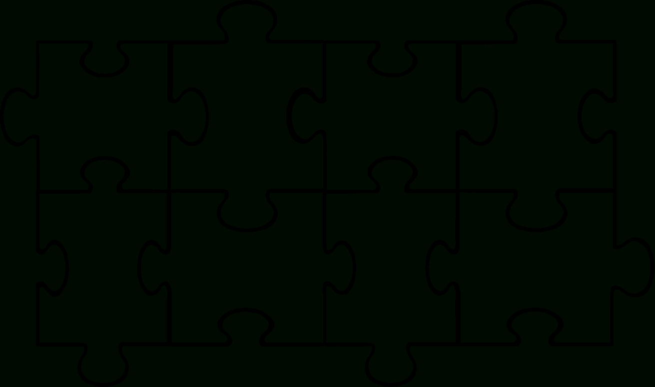 Free Puzzle Pieces Template, Download Free Clip Art, Free Clip Art - Printable Puzzle Outline