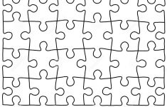 Free Puzzle Template, Download Free Clip Art, Free Clip Art On - Printable Jigsaw Puzzle Template Generator