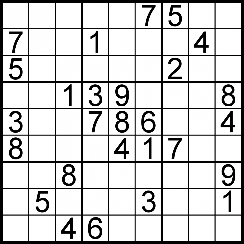 Free Sudoku For Your Local Publications! – Sudoku Of The Day - Printable Sudoku Puzzle Site